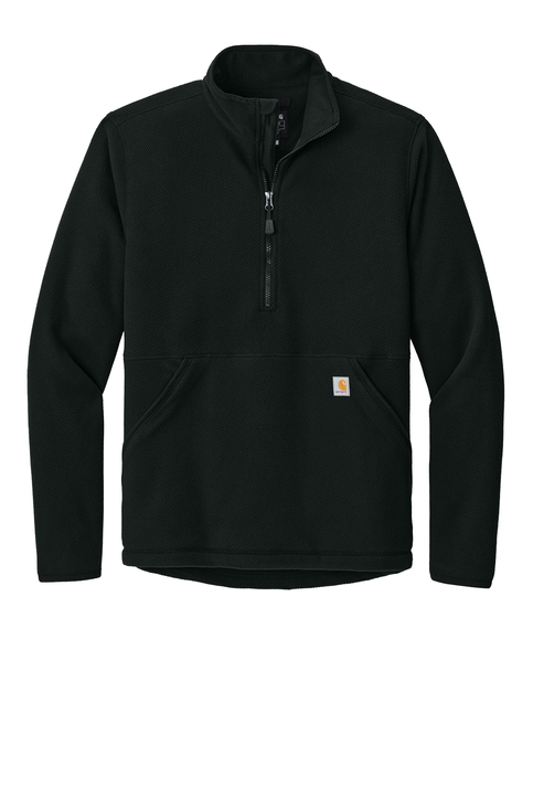 Carhartt Textured 1/2-Zip Fleece Jacket | Product | SanMar