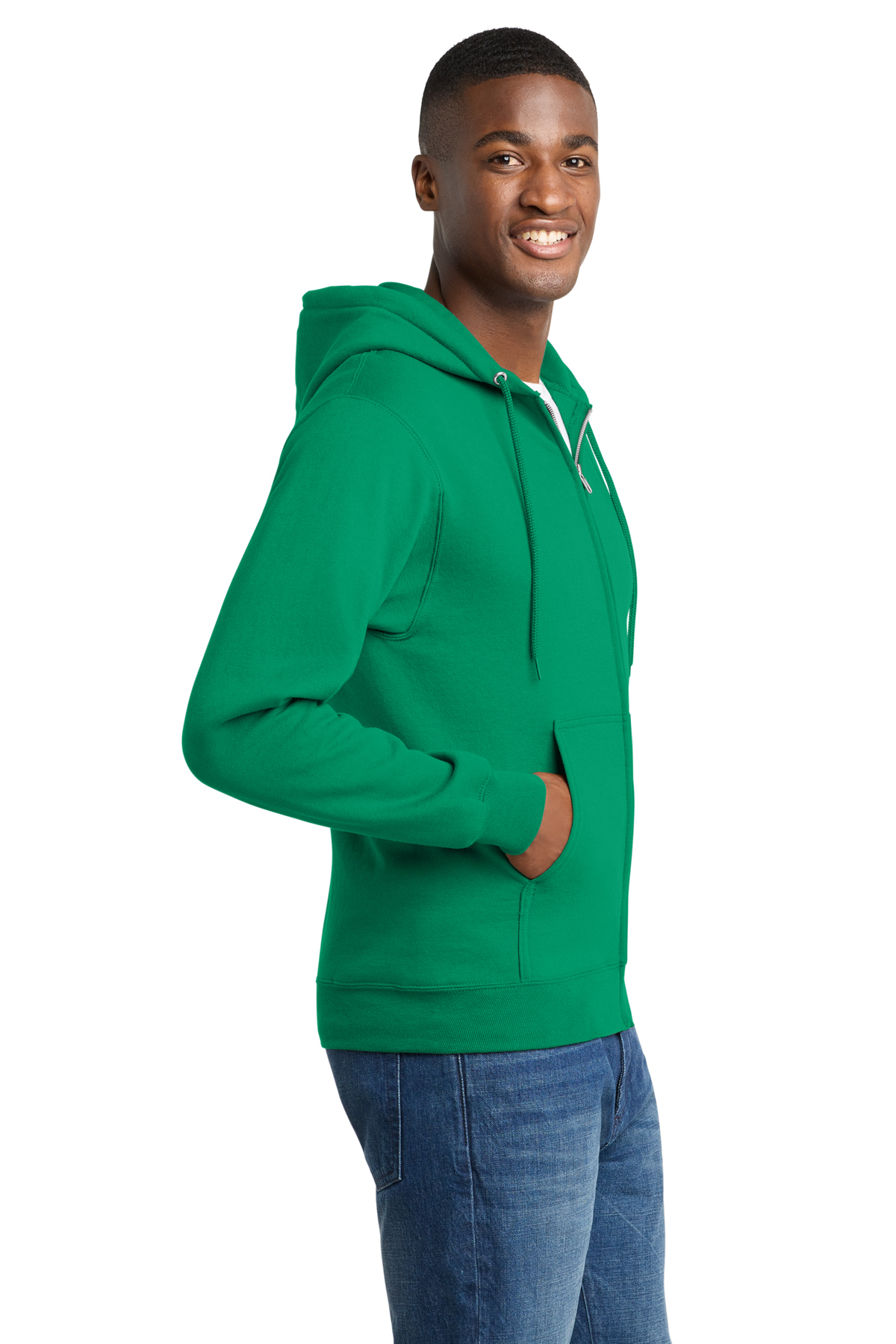 Port & Co Core Fleece Full-Zip Hooded Sweatshirt | Product | Port