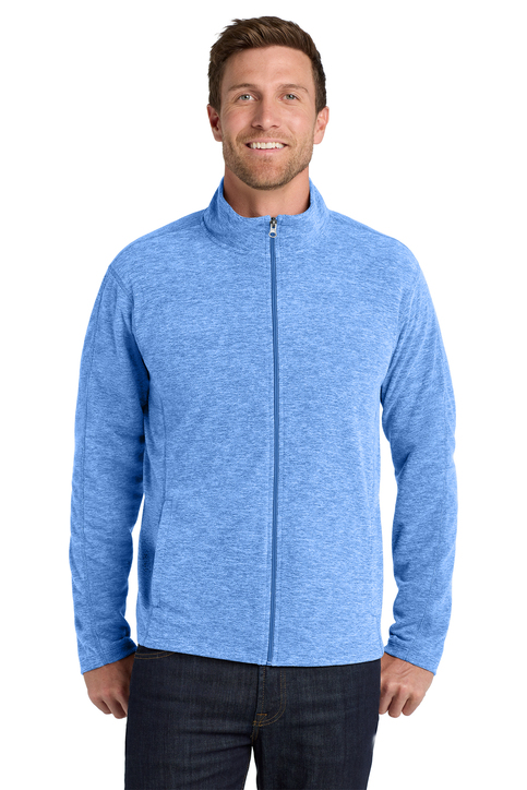 Port Authority Heather Microfleece Full-Zip Jacket | Product | SanMar