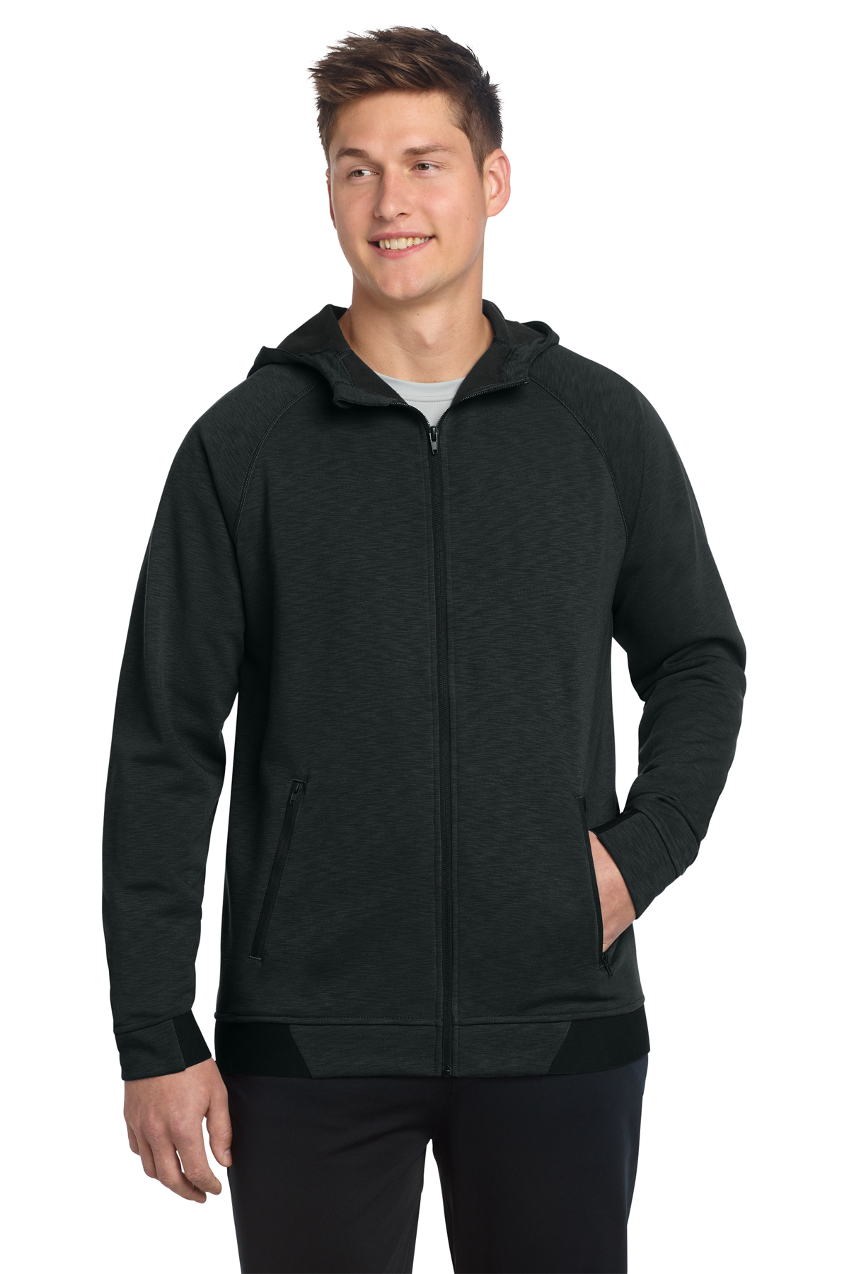 Sport-Tek PosiCharge Strive Hooded Full-Zip | Product | Sport-Tek