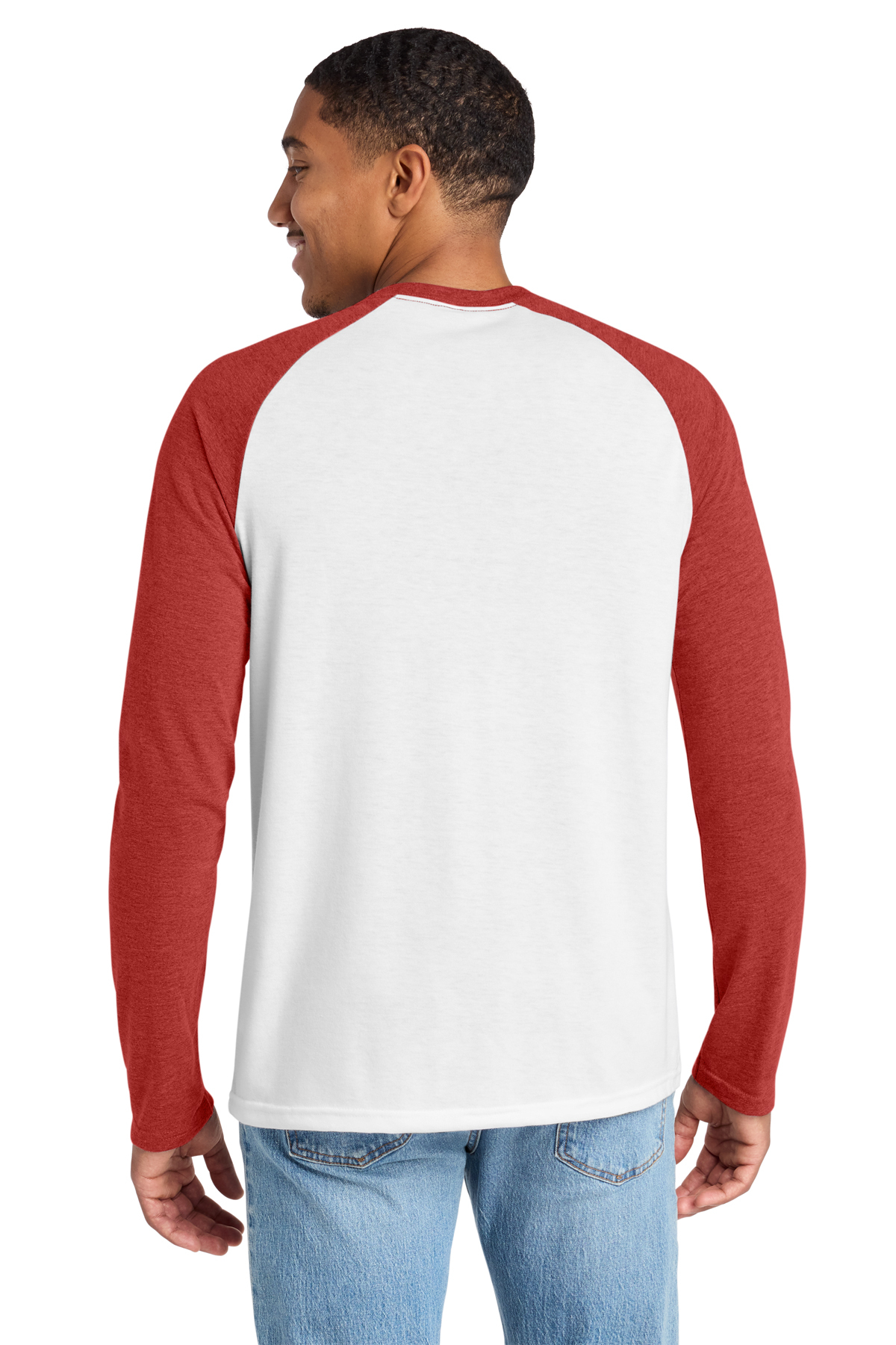 Allmade Unisex Tri-Blend Long Sleeve Colorblock Raglan | Product