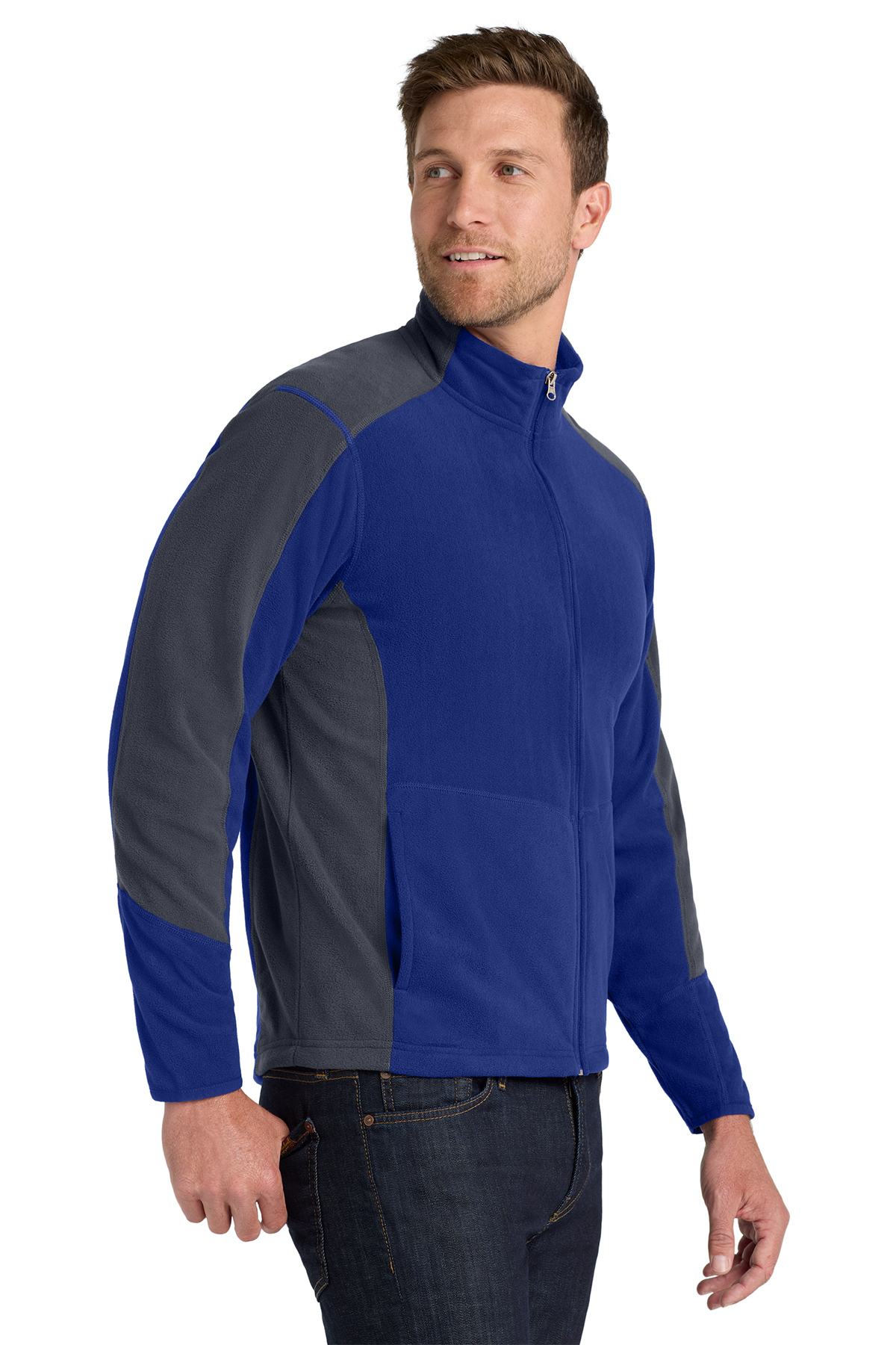 Port Authority Colorblock Microfleece Jacket | Product | Port