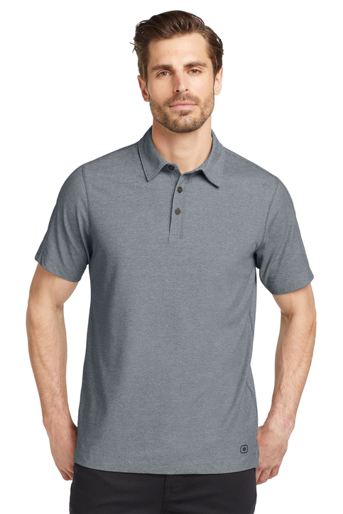 ultimus Offset Button Polo Shirt グレー 半袖 ultimus Offset Button Polo Shirt グレー 半袖 Roland Park EMS Polo