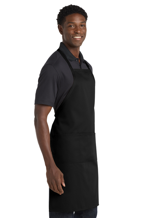 Port Authority Easy Care Extra Long Bib Apron with Stain Release