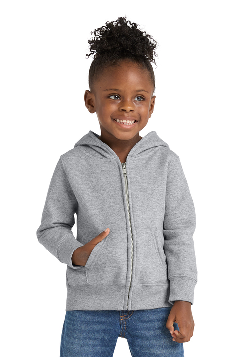 Port & Co Youth Core Fleece Full-Zip Hooded Sweatshirt | Product