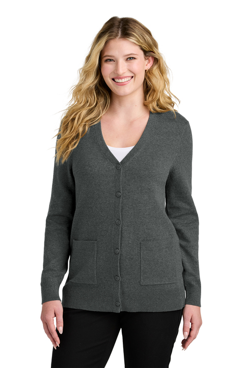 Port Authority Women's Easy Care V-Neck Sweater | Product | SanMar