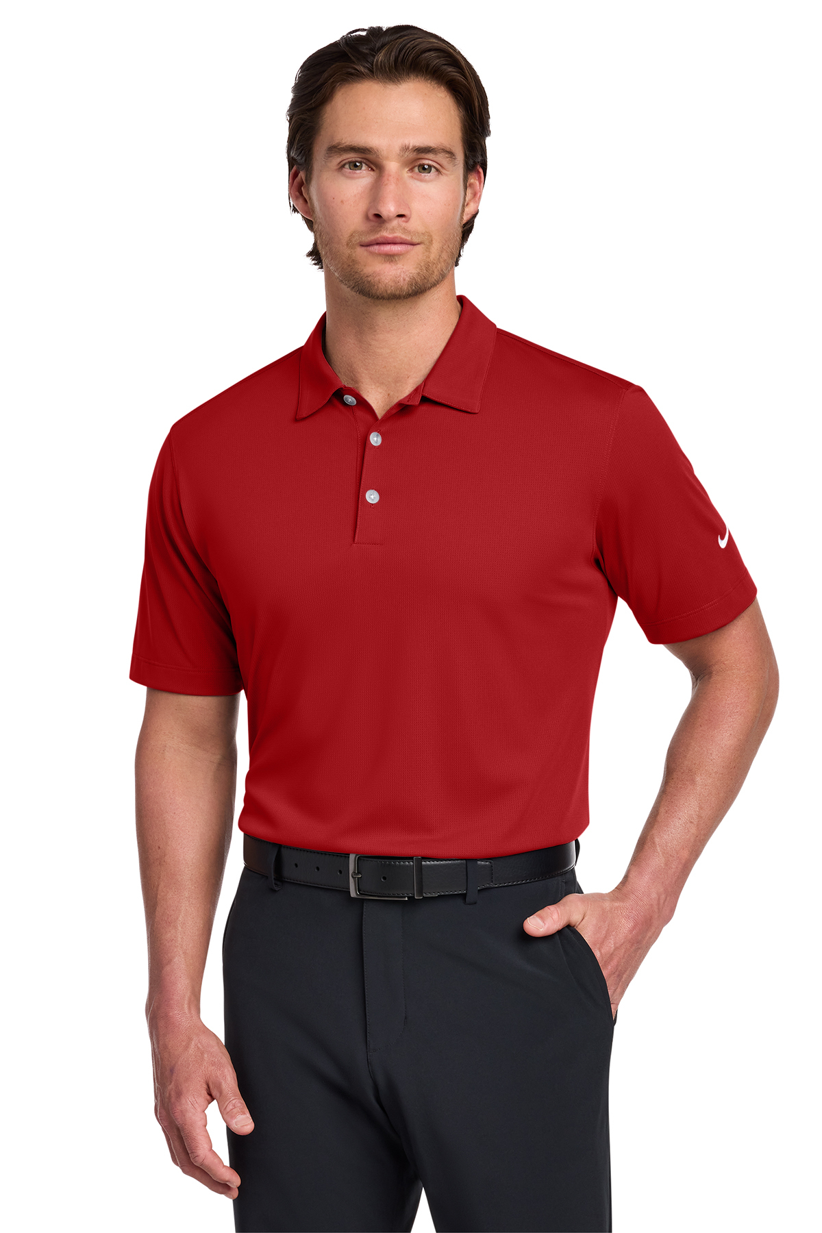 nike dress polo shirts Nike Fairway Fresh Men's Dri-FIT Loose Long-Sleeve Golf Polo
