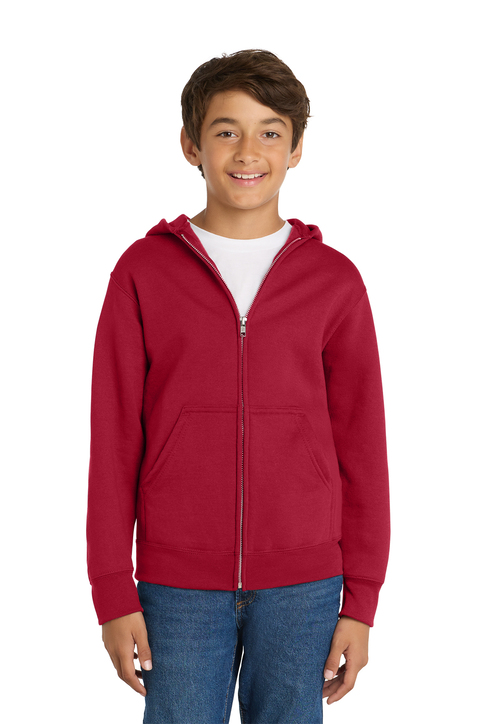 Port & Co Core Fleece Full-Zip Hooded Sweatshirt | Product | SanMar
