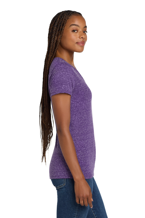Jerzees Women's Snow Heather Jersey V-Neck T-Shirt | Product | SanMar