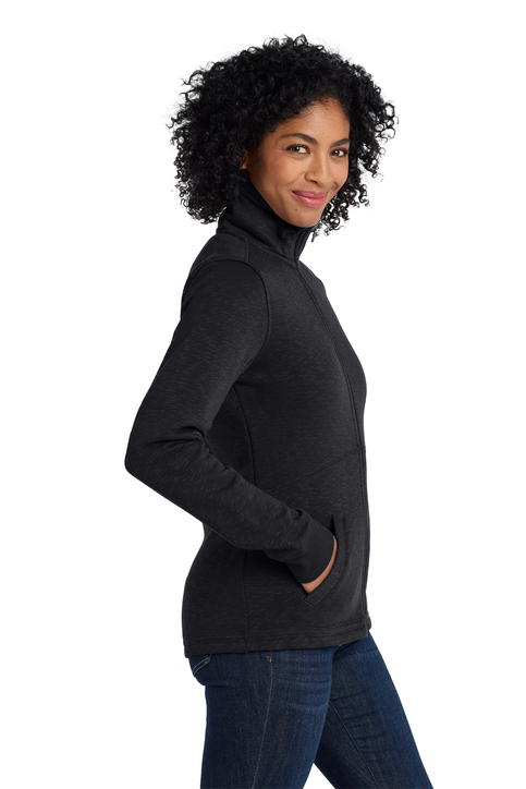 Port Authority Women's Slub Fleece Full-Zip Jacket | Product | SanMar
