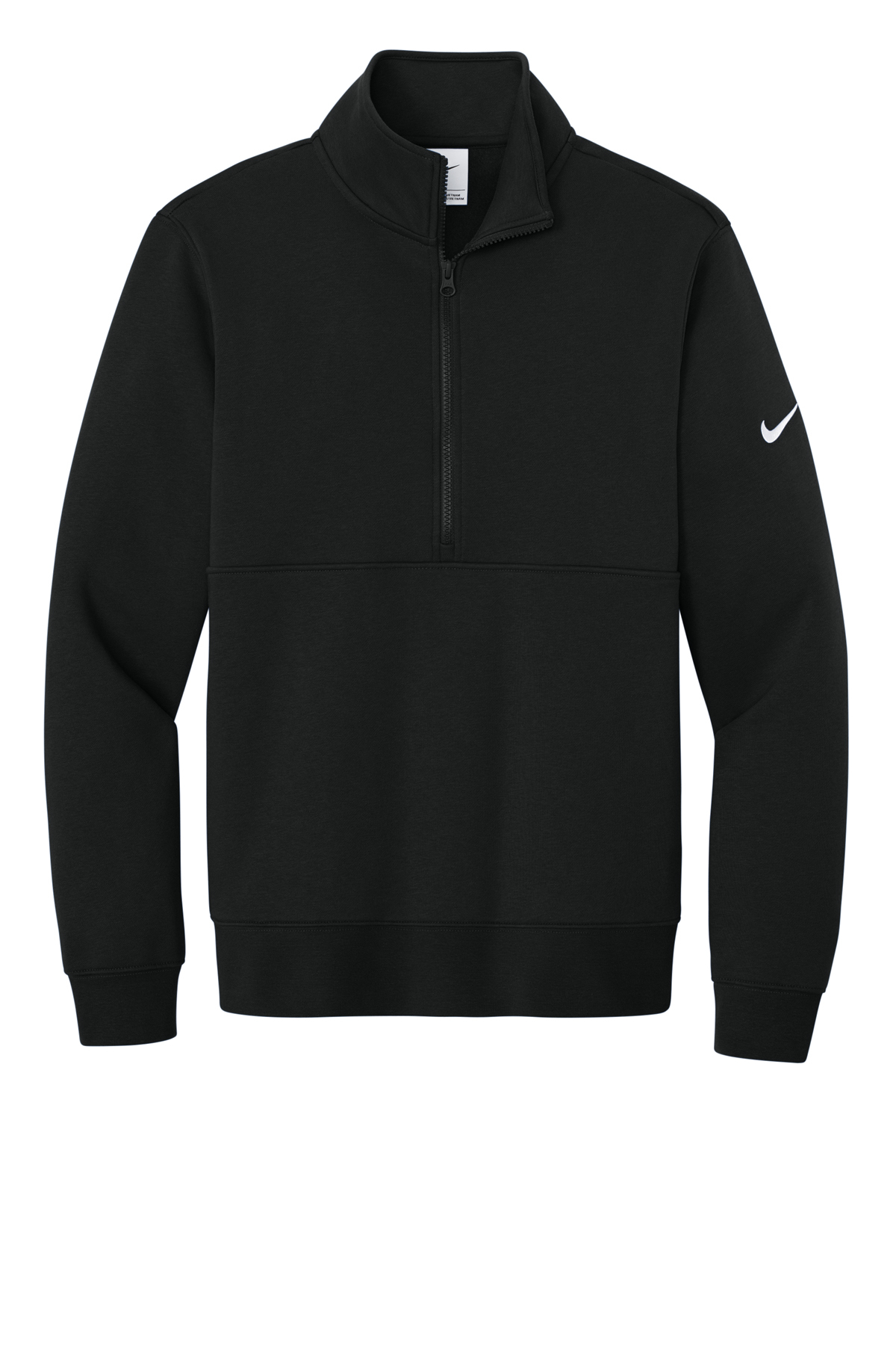 Nike Club Fleece Sleeve Swoosh 1/2-Zip | Product | SanMar