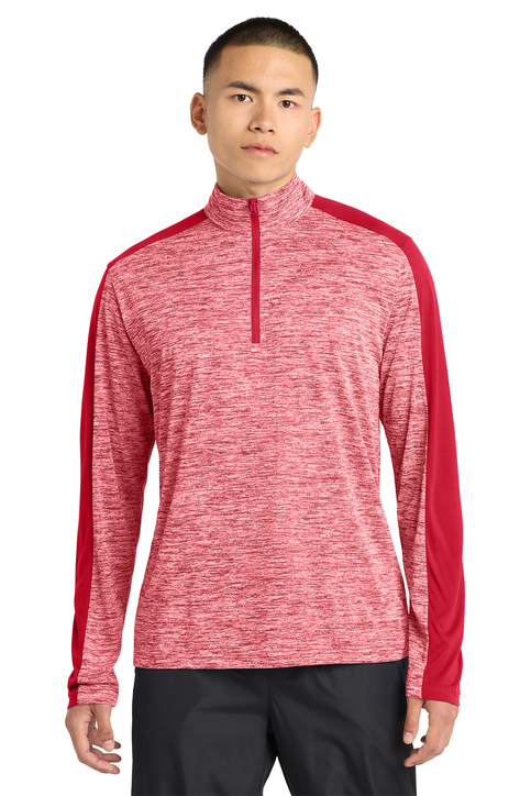 Sport-Tek Women's PosiCharge Electric Heather Colorblock 1/4-Zip