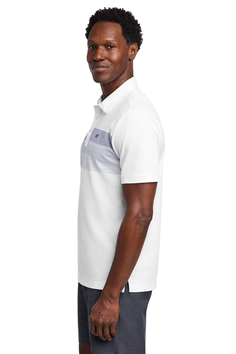 TravisMathew Coastal Chest Stripe Polo | Product | SanMar