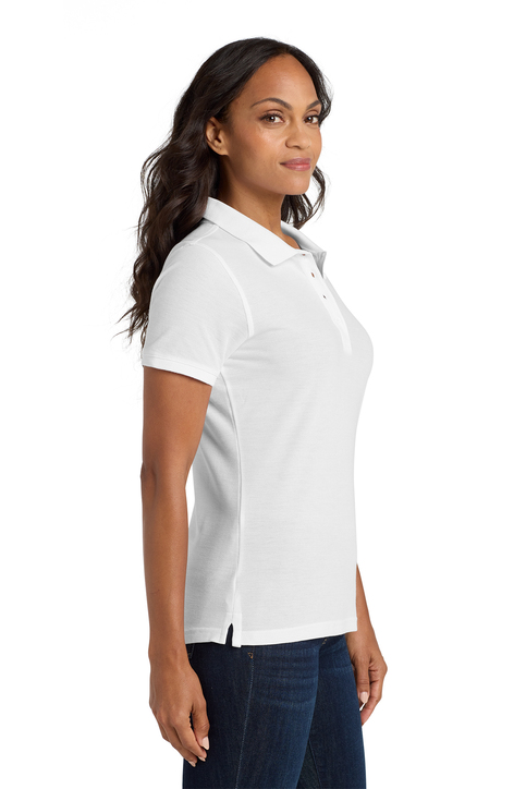【ホワイト（10）】COOL MAX Pique SS Polo Port Authority Women's Core Classic Pique Polo | Product | SanMar