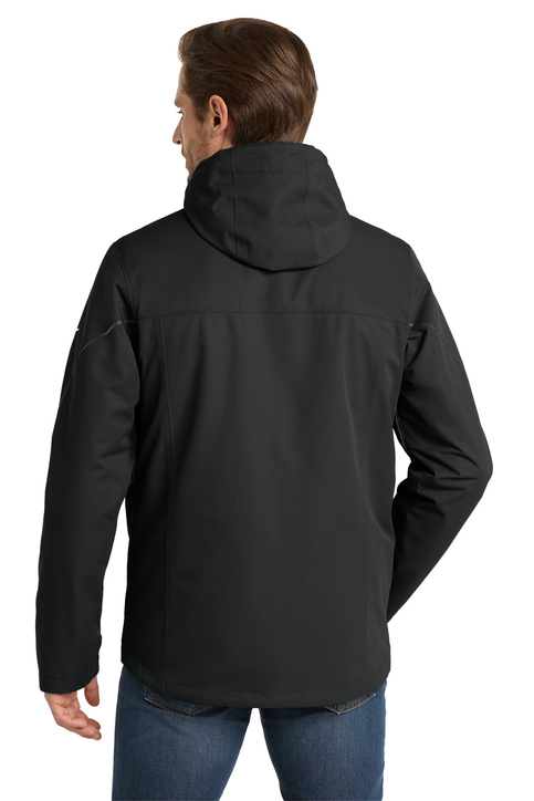 さ*9様 Eddie Bauer 本革ブラックジャケット Eddie Bauer 別注 フェイクレザーブルゾン（レザージャケット）｜B.C