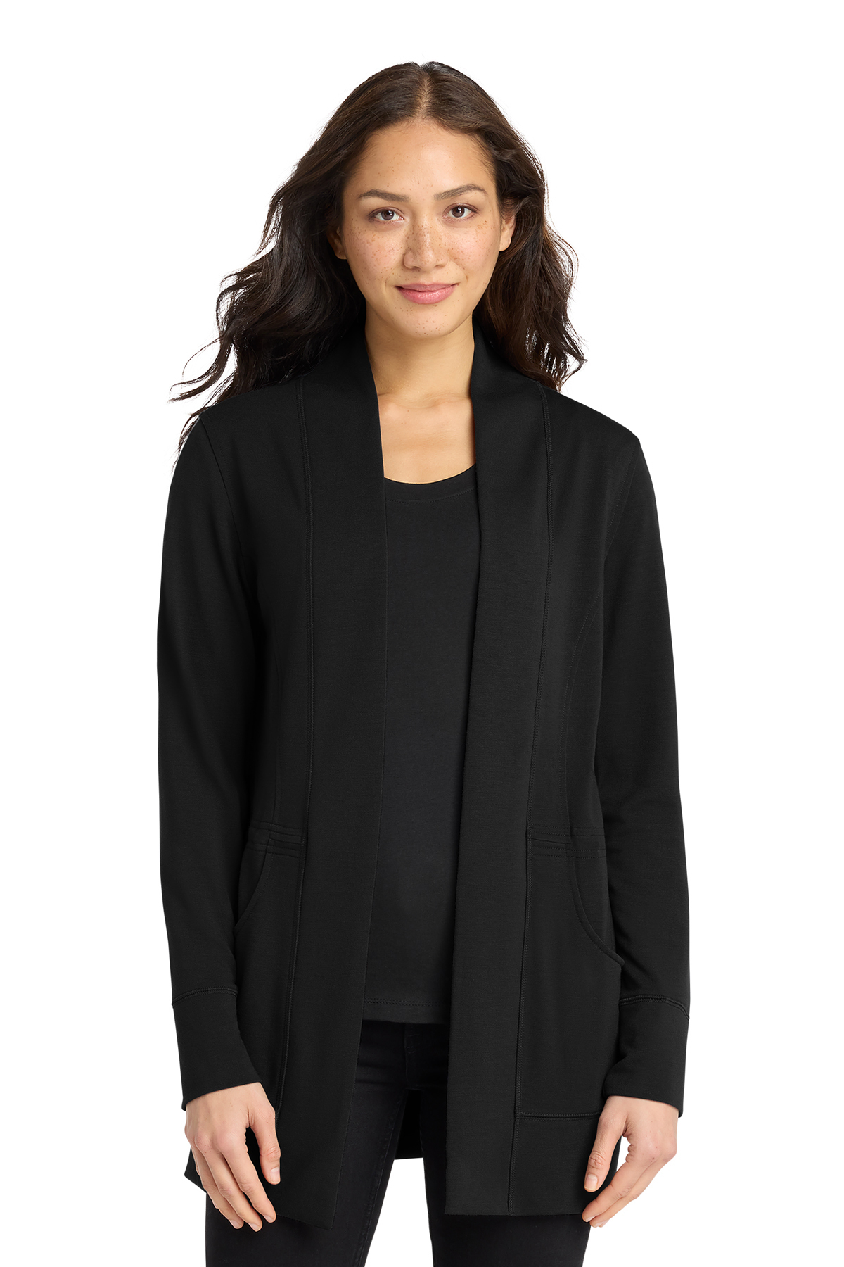 Port Authority Women's Microterry Cardigan | Product | SanMar