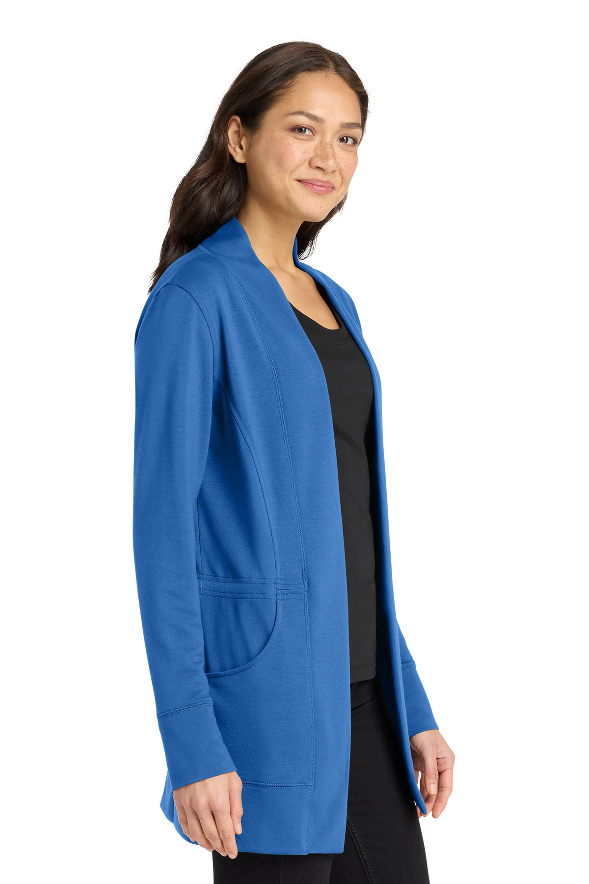 Port Authority Women's Microterry Cardigan | Product | SanMar