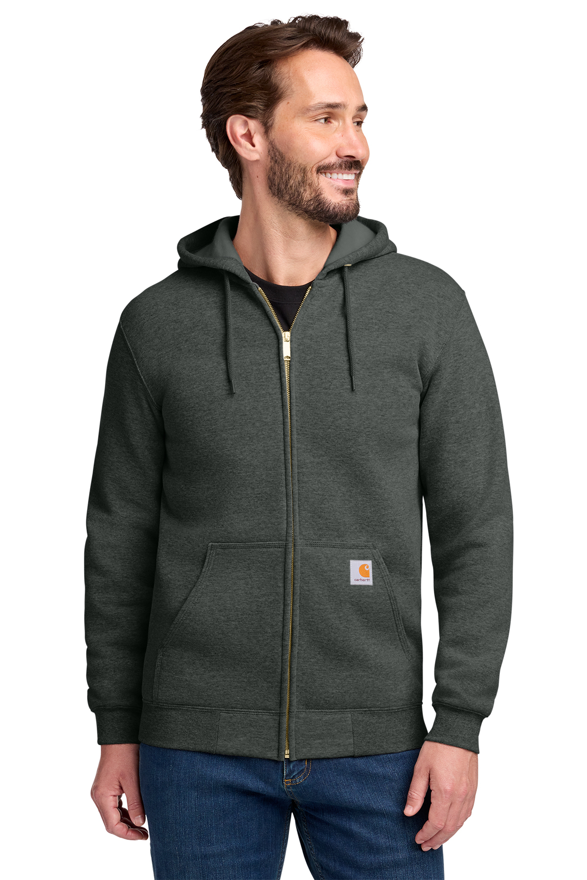 パーカー R Carhartt Midweight Hooded Zip-Front Sweatshirt | Product | SanMar