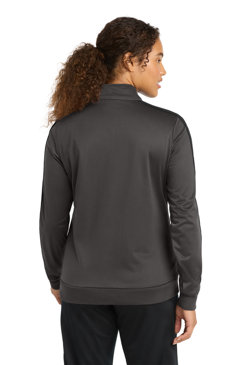 Sport-Tek Ladies Tricot Sleeve Stripe Track Jacket | Product | SanMar