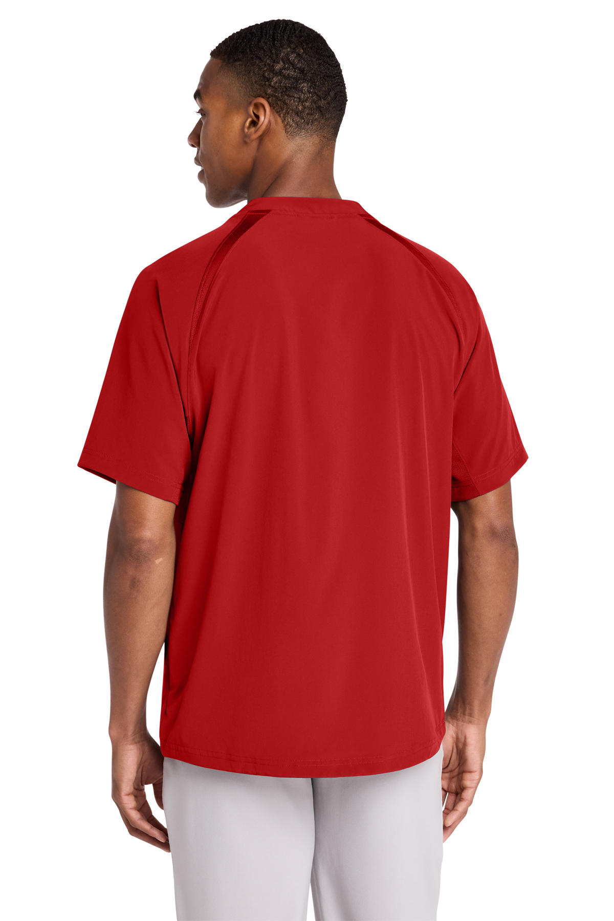 Sport-Tek Repeat 1/2-Zip Short Sleeve Jacket | Product | SanMar
