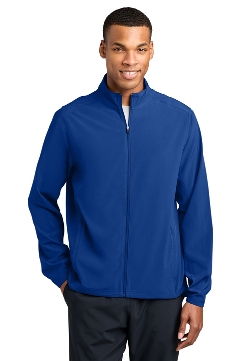 Sport-Tek Repeat 1/2-Zip Long Sleeve Hooded Jacket | Product | SanMar