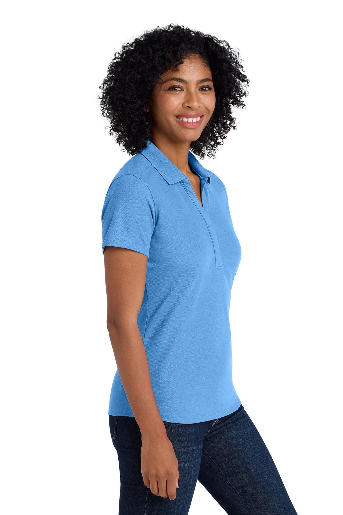 Port Authority Women's EZPerformance Pique Polo | Product Port Authority Women's EZPerformance Pique Polo | Product