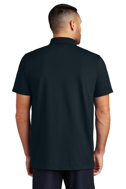【定価4.6万/深水光太】NULLUS Seersucker Polo ブラック Casual Seersucker Polo | Rhone Apparel