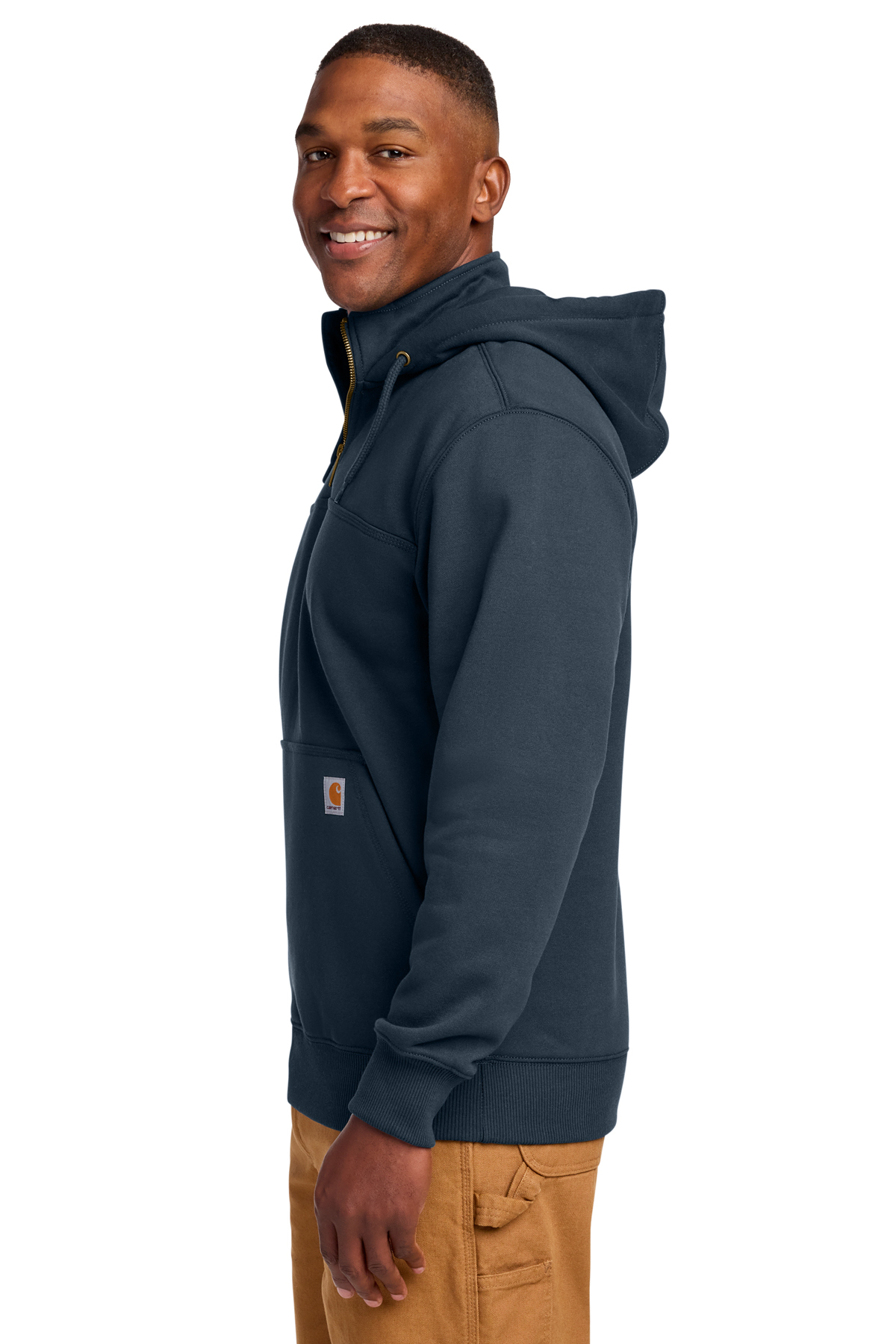 Carhartt Rain Defender Paxton Heavyweight Hooded Zip Mock