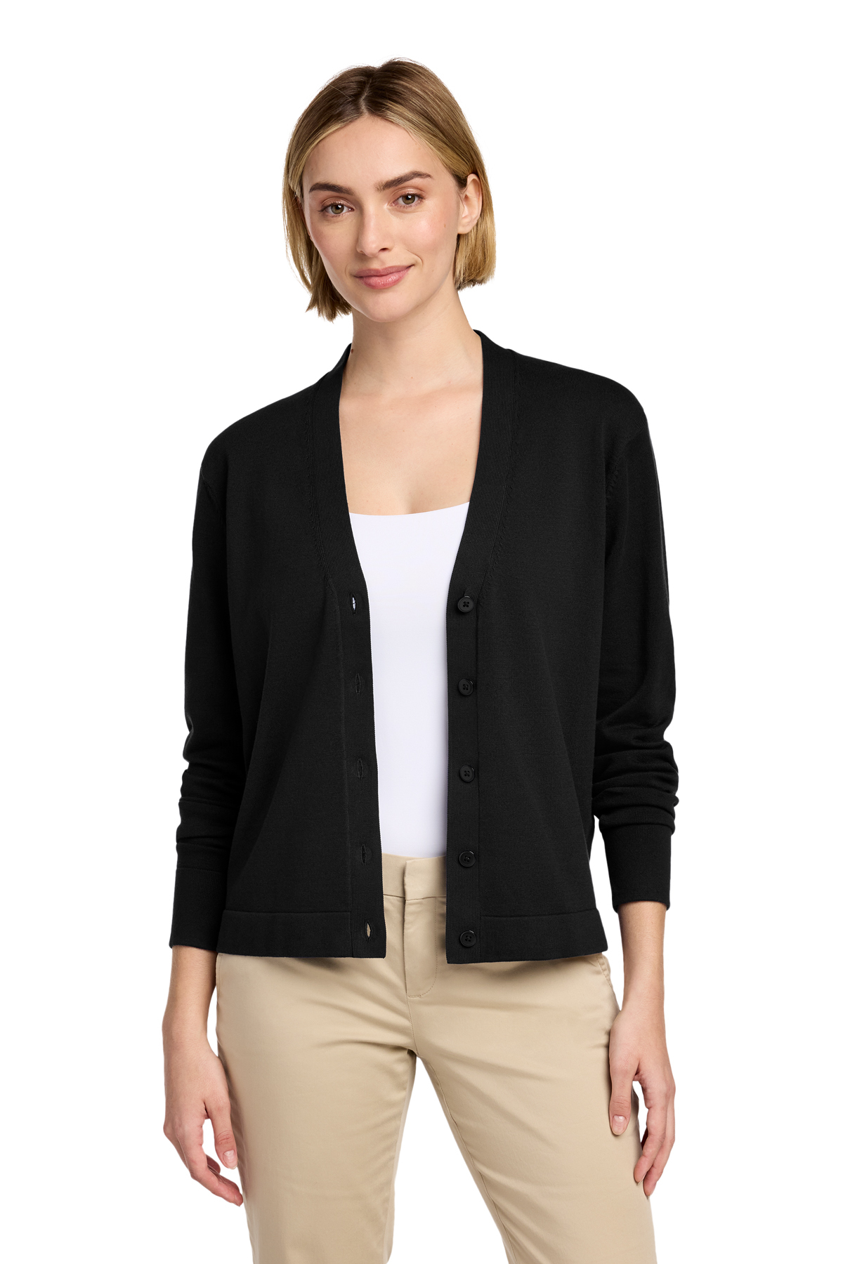 Brooks Brothers Women's Cotton Stretch Cardigan Sweater | Product