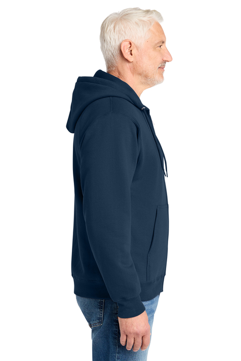 Port & Co Core Fleece Full-Zip Hooded Sweatshirt | Product | SanMar