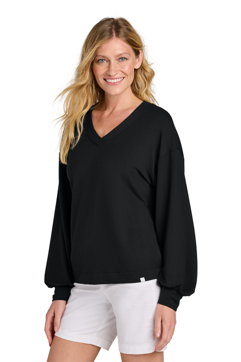 TravisMathew Women's Long Weekend V-Neck | Product | SanMar