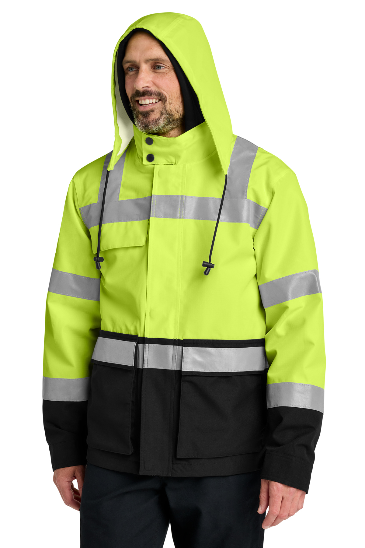CornerStone ANSI 107 Class 3 Waterproof Ripstop 3-In-1 Parka