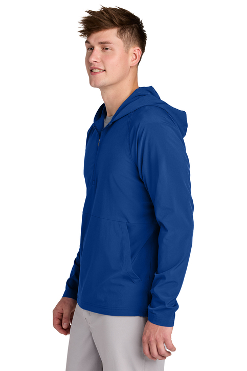 Sport-Tek Repeat 1/2-Zip Long Sleeve Hooded Jacket | Product | SanMar