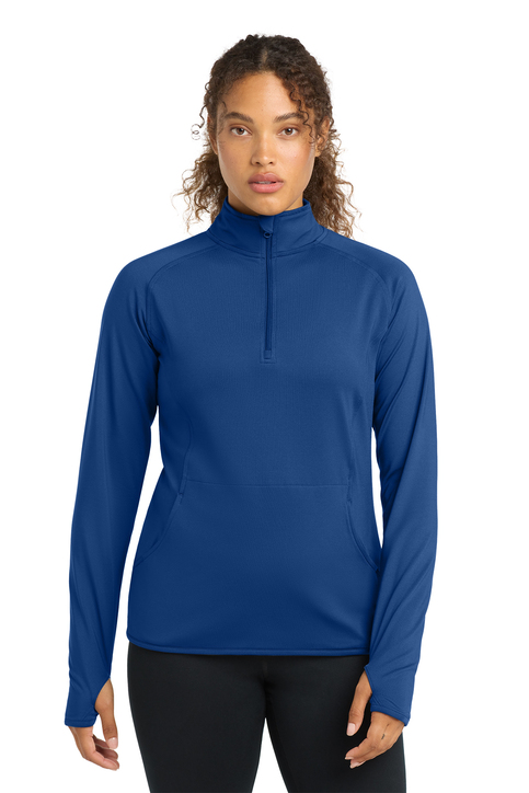 Sport-Tek Tall Sport-Wick Stretch 1/4-Zip Pullover | Product | SanMar