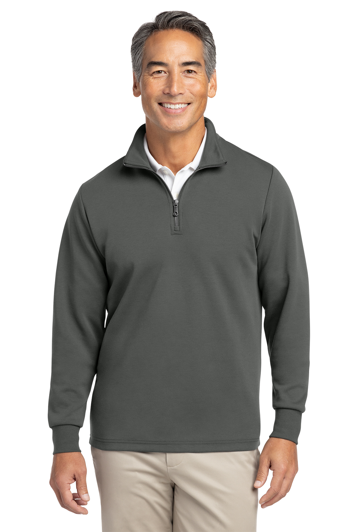 Brooks Brothers Double-Knit 1/4-Zip | Product | Company Casuals