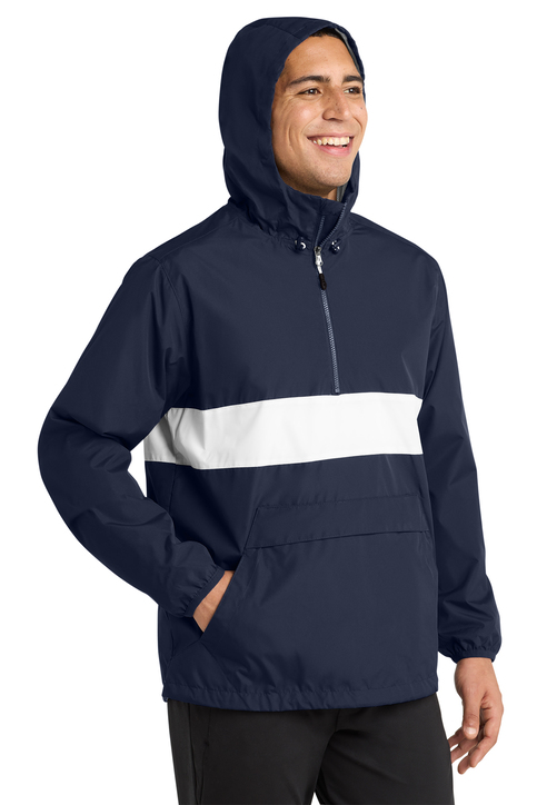 Sport-Tek Zipped Pocket Anorak | Product | SanMar