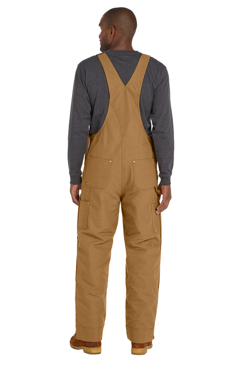 Carhartt Tall Firm Duck Insulated Bib Overalls | Product | SanMar