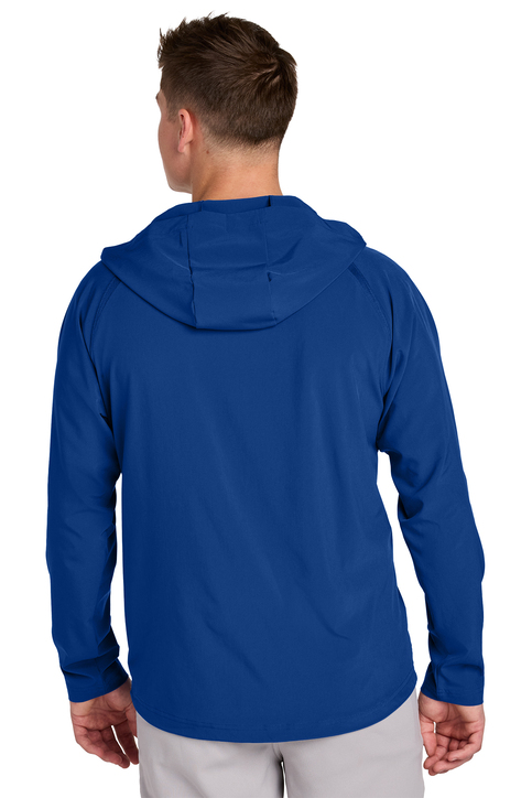Sport-Tek Repeat 1/2-Zip Long Sleeve Hooded Jacket | Product | SanMar