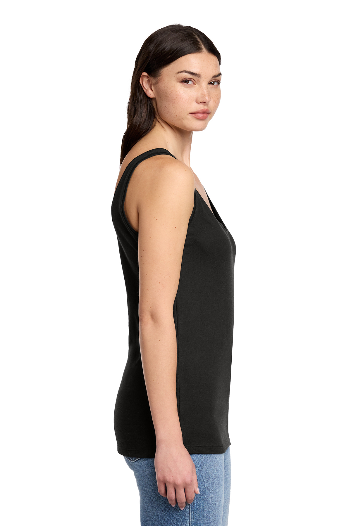 District Women's Perfect Blend CVC V-Neck Tank | Product | District