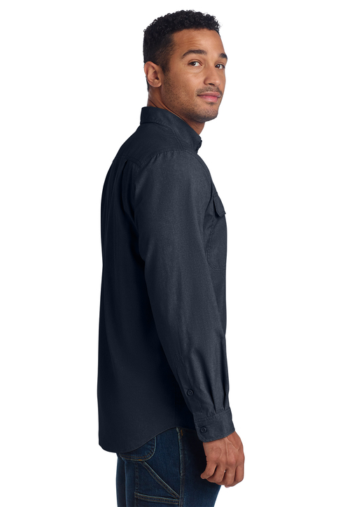 Carhartt Force Solid Long Sleeve Shirt | Product | SanMar