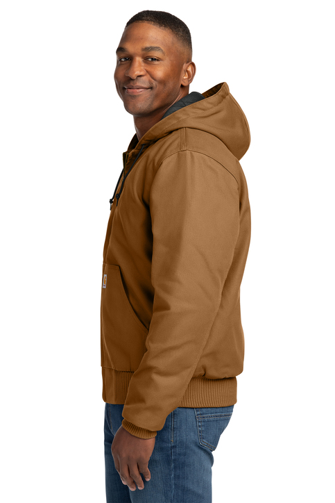 Carhartt Tall Quilted-Flannel-Lined Duck Active Jac | Product | SanMar