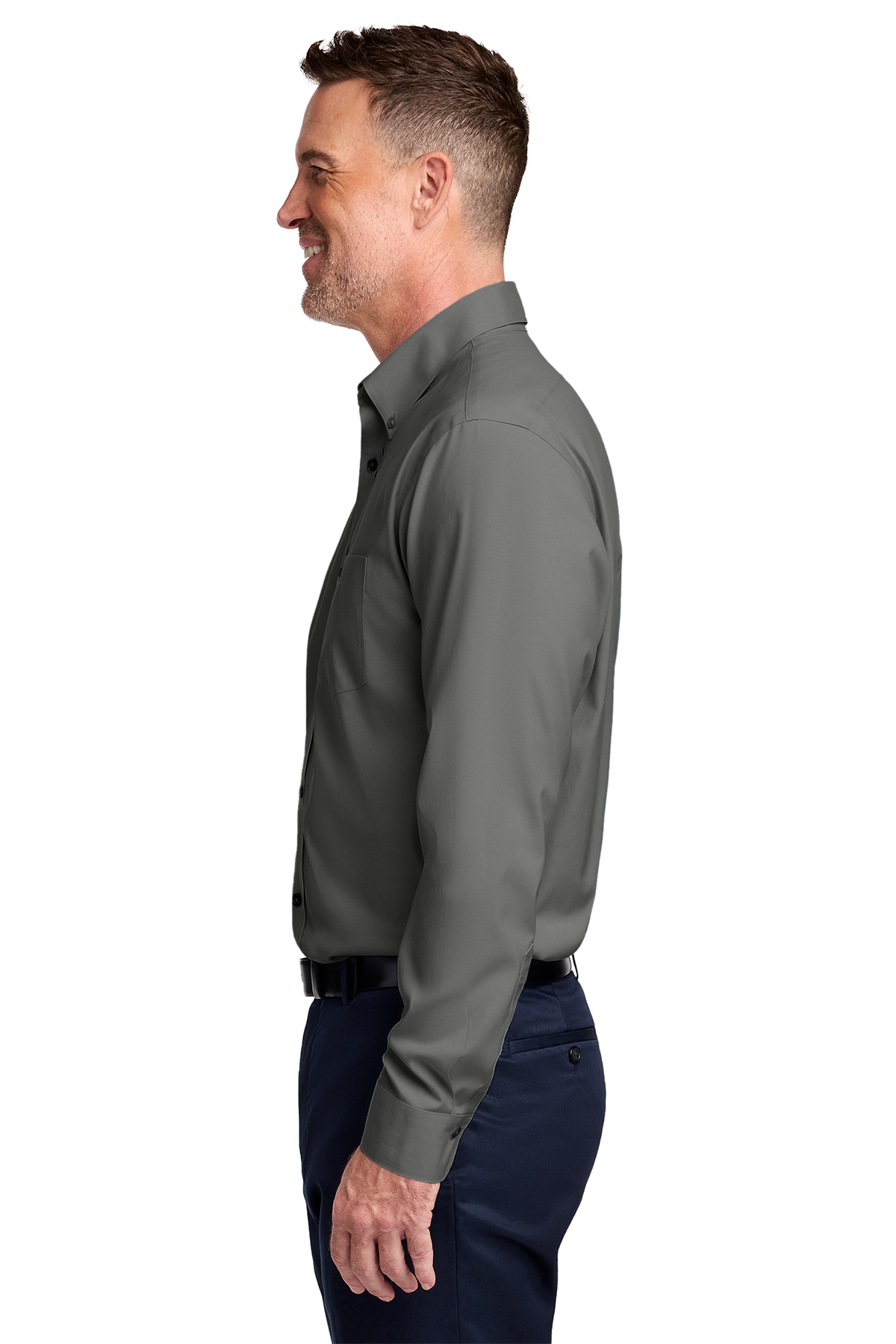 do brooks brothers dress shirts shrink Stretch Supima Cotton Non-Iron Pinpoint Oxford Ainsley Collar Dress Shirt