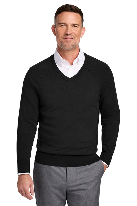 Brooks Brothers Cotton Stretch 1/4-Zip Sweater | Product | SanMar