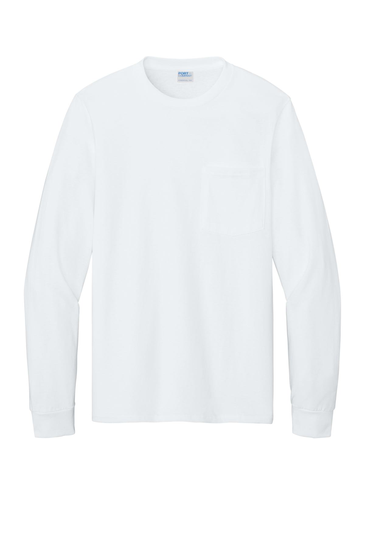 Port & Co Long Sleeve Essential Pocket Tee | Product | Port & Company