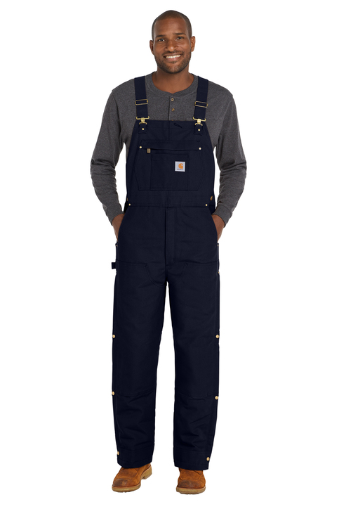 Carhartt Firm Duck Insulated Bib Overalls | Product | SanMar
