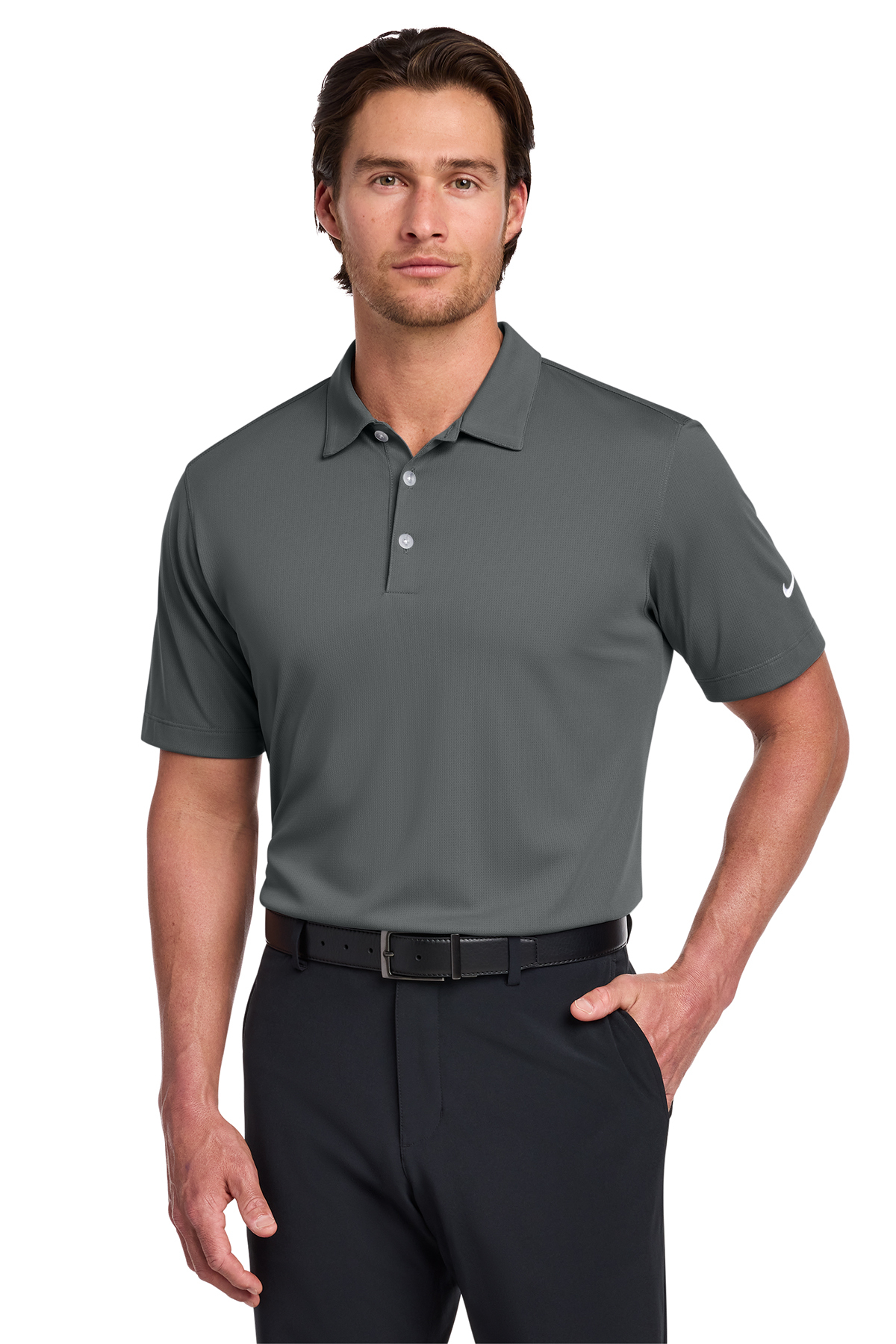 Nike Dri-FIT Vertical Mesh Polo | Product | SanMar