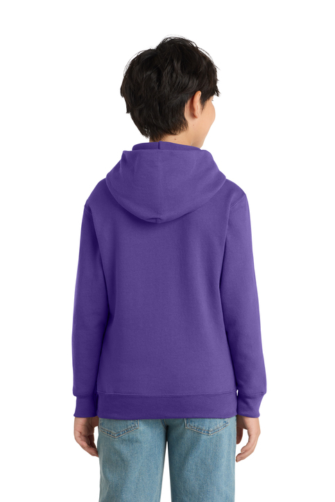 Port & Co Youth Core Fleece Pullover Hooded Sweatshirt | Product