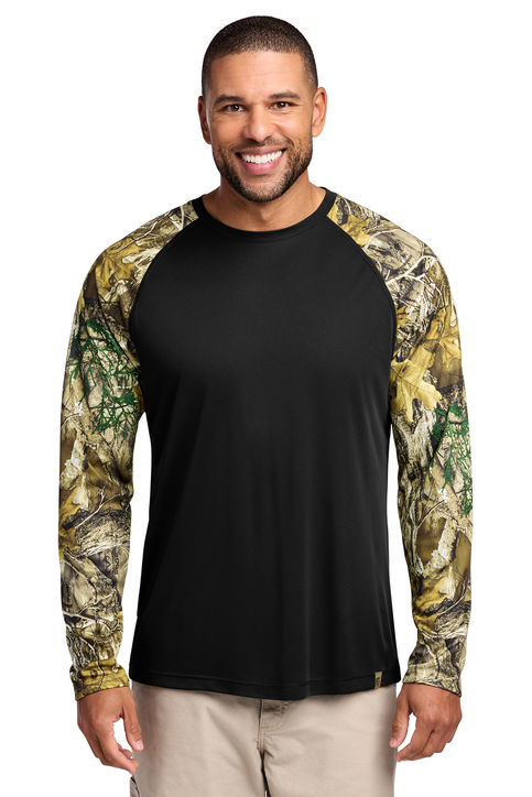 Russell Outdoors Realtree Colorblock Performance Long Sleeve Tee
