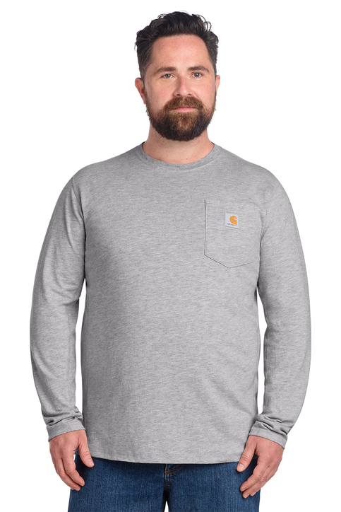 Carhartt Force 1/4-Zip Long Sleeve T-Shirt | Product | SanMar