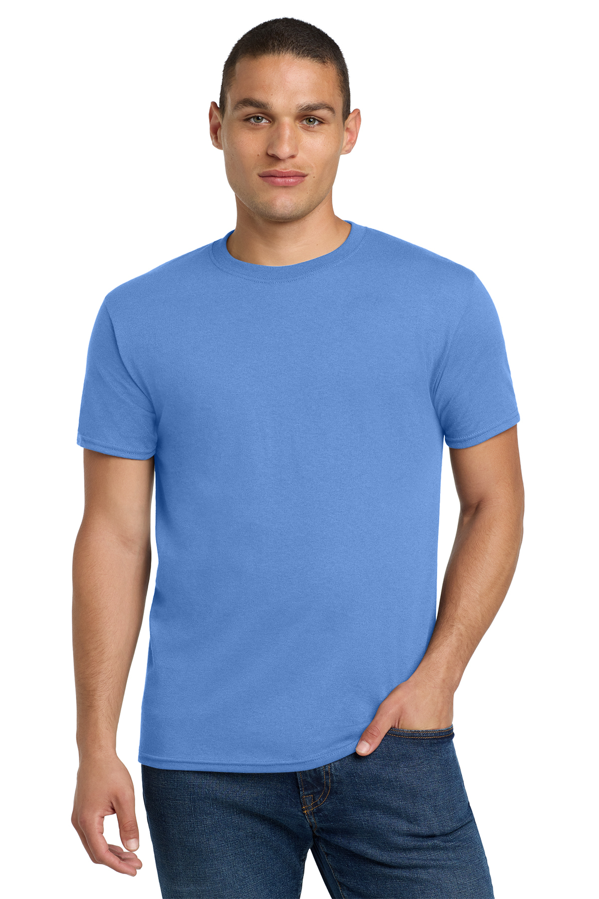 Columbia blue dri fit shirts sales